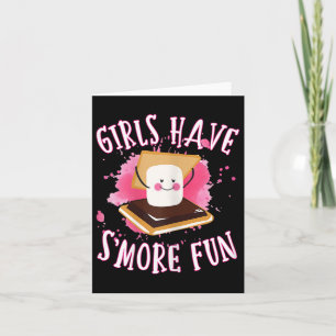 Funny Smores Camping Girls hebben nog meer vun Cam Kaart