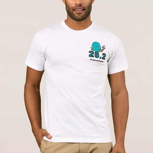 Funny snagelmarathon t-shirt (Voorkant)