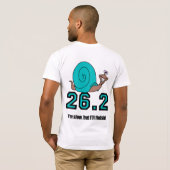 Funny snagelmarathon t-shirt (Achterkant volledig)
