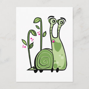 Funny Snail Briefkaart