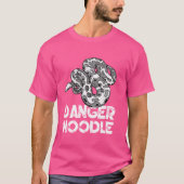Funny Snake - Ball Python T-shirt Gevaar Noodle (Voorkant)