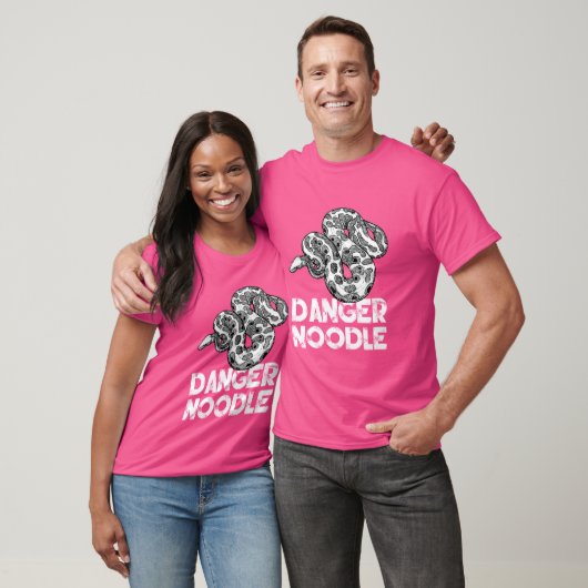 Funny Snake - Ball Python T-shirt Gevaar Noodle (Unisex)