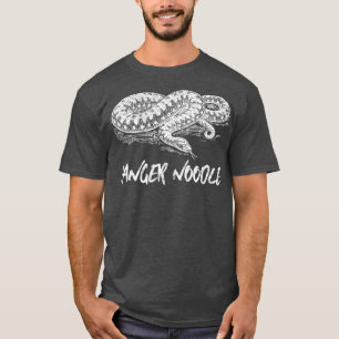 Funny Snake Danger Noodle Snek Meme Hognose T-shirt