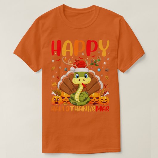 Funny Snake Dierenvriend Happy Snake HelloBedanktM T-shirt (Design voorkant)