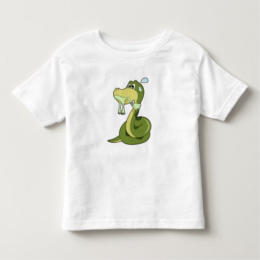 Funny Snake Kinder Shirts (Voorkant)