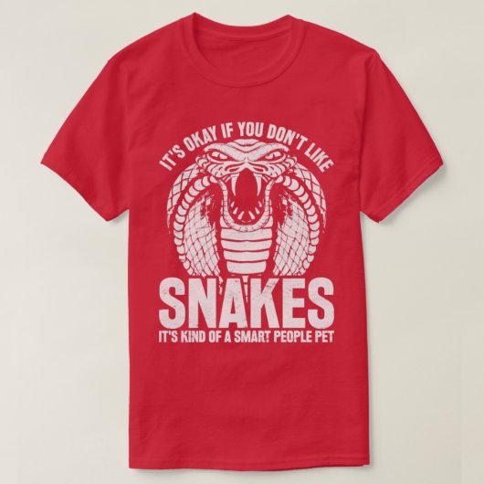 Funny Snake Lover Pet Cobra Owner Animal Reptile S T-shirt (Design voorkant)