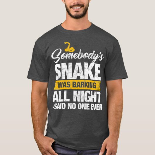 Funny Snake Reptile Pet Lovers Gift T-shirt (Voorkant)