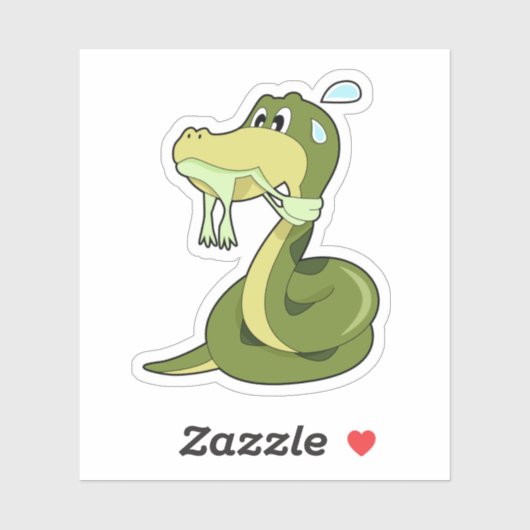 Funny Snake Sticker (Vel)
