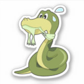 Funny Snake Sticker (Voorkant)