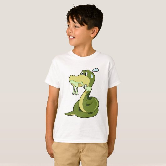 Funny Snake T-shirt (Voorkant volledig)