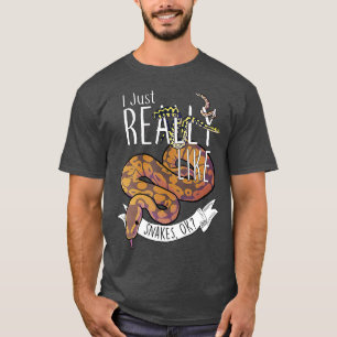 Funny Snakes met Ball Python Hognose Snake T-shirt