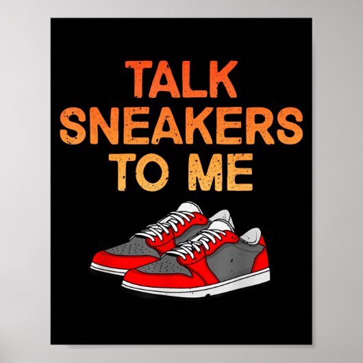 Funny Sneaker Design For Men Women Scute Ss Cute S Poster (Voorkant)