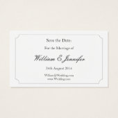 Funny Sneakers Save the Date Wedding Visitekaartje (Achterkant)