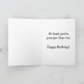 Funny Sniveling Birthday Card Kaart (Binnen)
