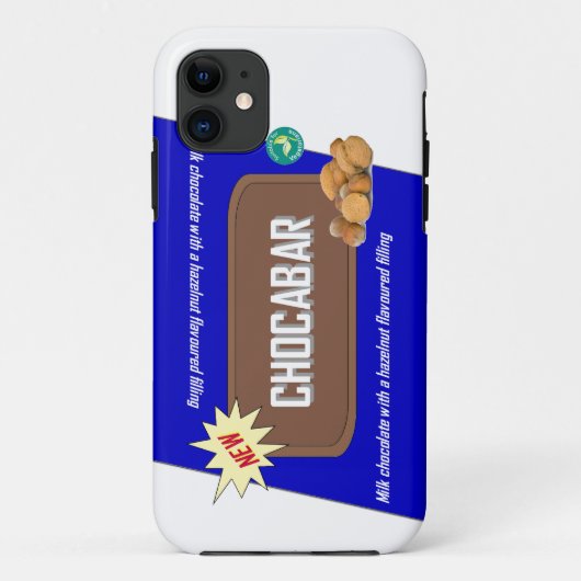 Funny snoep bar met noten Case-Mate iPhone case (Achterkant)