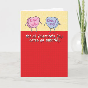 Funny Snoep Hearts Bad Date Valentijnsdag Feestdagen Kaart