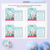 Funny Snoep Packet Penguin Poop met Gezegde Flyer (Enkel)