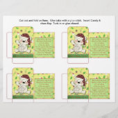 Funny Snoep Packet Polar Beer Poop met Gezegde Flyer (Voorkant)