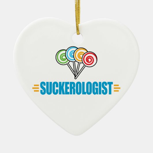 Funny Snoep Suckers Keramisch Ornament (Voorkant)