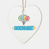 Funny Snoep Suckers Keramisch Ornament (Links)