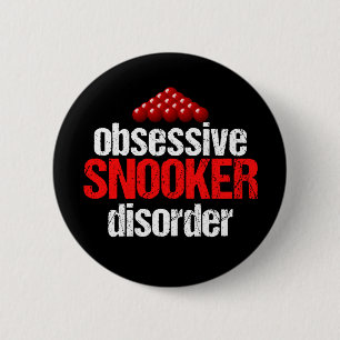 Funny Snooker Game Ronde Button 5,7 Cm