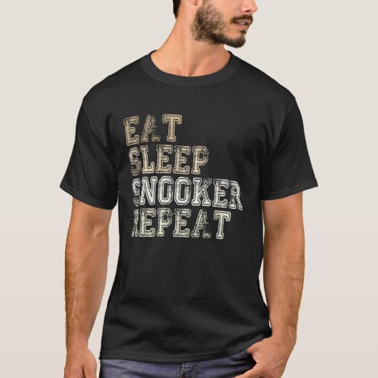 Funny snooker saying pool billiard snooker player t-shirt (Voorkant)