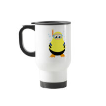 Funny Snorkel Diver Travel Mug