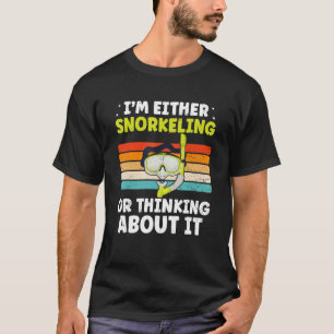 Funny Snorkeling Dive Design for Snorkeler Cool SW T-shirt