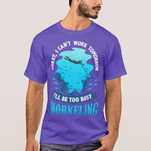 Funny Snorkeling Lover Snorkel Fan Scuba Diving T-shirt