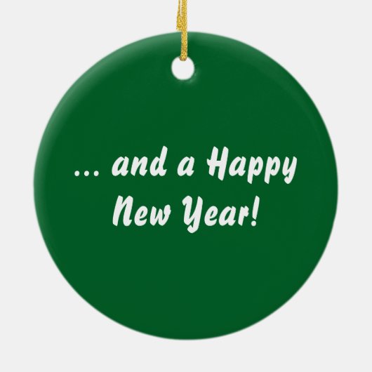 Funny Snow-cover Fire Hydrant Keramisch Ornament (Achterkant)