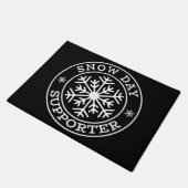 Funny Snow Day Supporter Teacher Student Winter Sn Deurmat (Schuin)