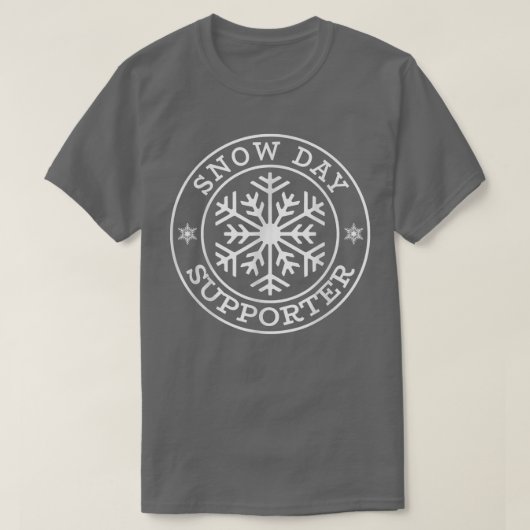 Funny Snow Day Supporter Teacher Student Winter Sn T-shirt (Design voorkant)