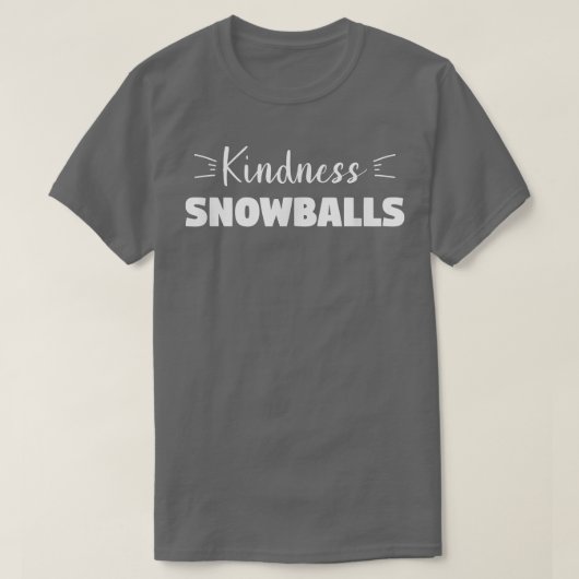 Funny Snow Humor Quote voor een winterplaat T-shirt (Design voorkant)