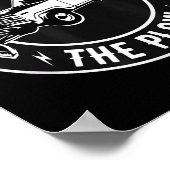 Funny Snow Plow - Don't Crowd The Plow  Poster (Hoek)