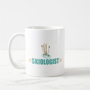 Funny Snow Skiing Koffiemok