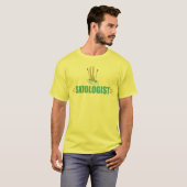 Funny Snow Skiing T-shirt (Voorkant volledig)