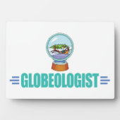 Funny Snow Wereldbol Fotoplaat (voorkant)