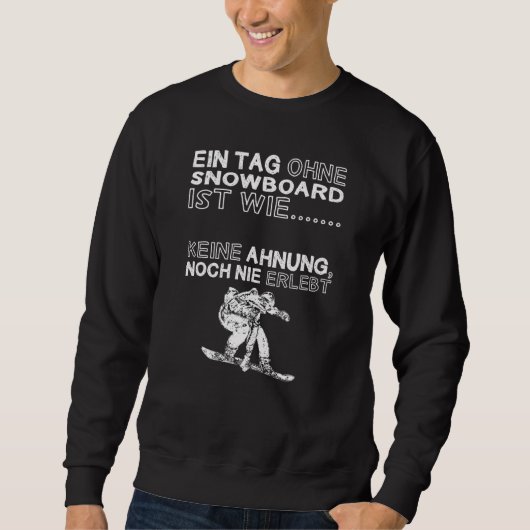 Funny Snowboard Gezegde Snowboarder Snowboarding F Trui (Voorkant)