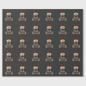 Funny Snowboard Ski Cat Snow Goggles Mountains Cadeaupapier (Vlak)