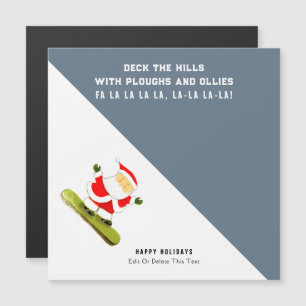 Funny Snowboarden Kerst Kaarten