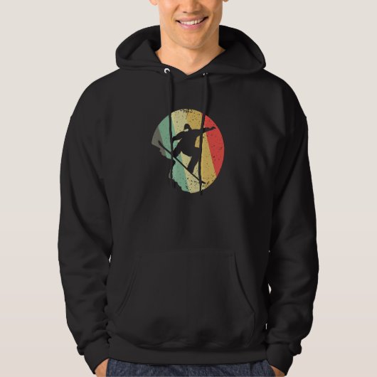 Funny Snowboarding Art voor mannen Snowboarder S Hoodie (Voorkant)