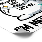 Funny Snowbody Got Chill Like Me Snowman Christmas Poster (Hoek)