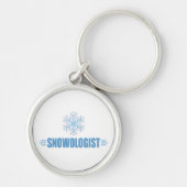 Funny Snowflake Sleutelhanger (Voorkant)