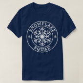 Funny Snowflake Squad Winter Snow Lover T-shirt (Design voorkant)