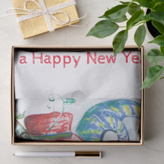 FUNNY SNOWMAN EN PENGUIN WINTER SERENADE TISSUEPAPIER (Geschenk)