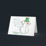 Funny Snowman Farts Snowflakes Feestdagen Kaart<br><div class="desc">Funny Snowman Farts Snowflakes. Hoe sneeuwvlokken Humor worden gemaakt. Grappig cartoon van een sneeuwman die sneeuwvlokken uit zijn kont maakt. Nu weten we dus waar sneeuwvlokken vandaan komen. Grappig winterontwerp.</div>