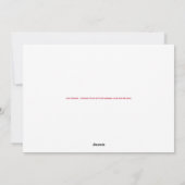 Funny Snowman-kerstkaartje Feestdagenkaart (Achterkant)