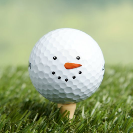 Funny Snowman-kerststinkster Golfballen (Insitu Shirt)
