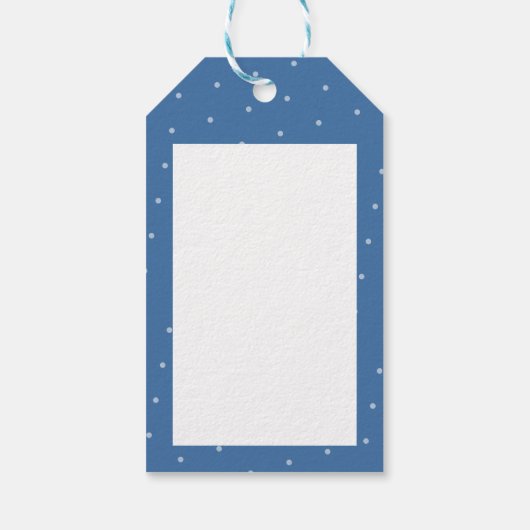 Funny Snowman Merry Christmas Surprise Cartoon Cadeaulabel (Achterkant)