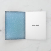 Funny Snowman met pet en sjaal Feestdagen Kaart (Binnen)